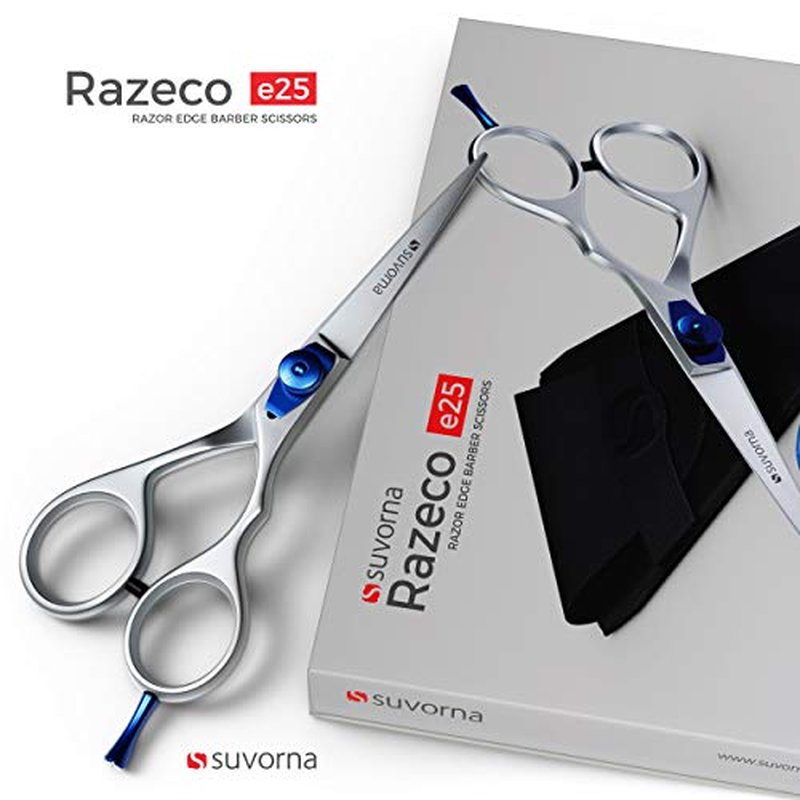 Suvorna Hair Scissors - Shears for Hair Cutting - Hair Cutting Scissors Professional- Scissors for Barbers, Salons, Hairdressers - Made of 6.5" Japanese Stainless Steel and Extremely Razor Sharp Edge.