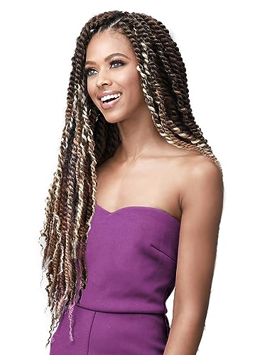 Bobbi Boss Loc and Twist Feather Tip Braid 3X JAMAICA BRAID 24" (1 Pack, 1)