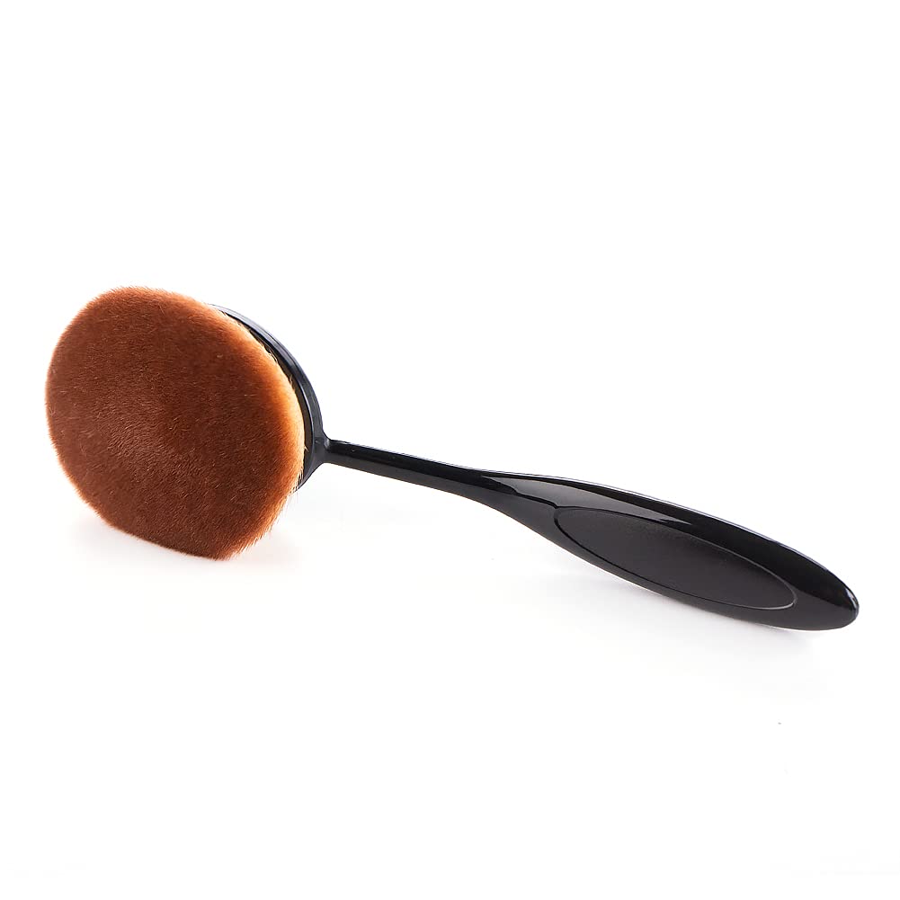 Yoseng Oval Foundation Brush, Large Toothbrush Makeup Brushes Fast Flawless Application Liquid Cream Powder Foundation,Sunscreen Applicator for Kids（Blue)