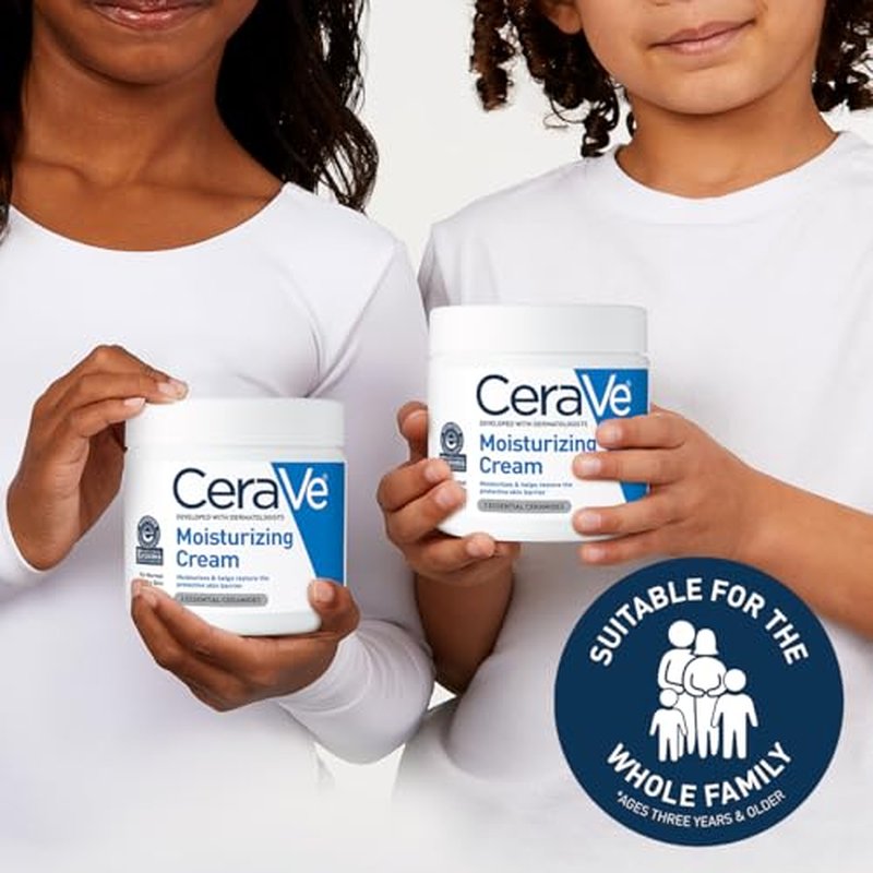 CeraVe Hydrating Skin Care Set | 8oz Moisturizing Cream & 8oz Hydrating Facial Cleanser | Ceramides + Hyaluronic Acid Moisturizer and Face Wash | Accepted by National Eczema Association