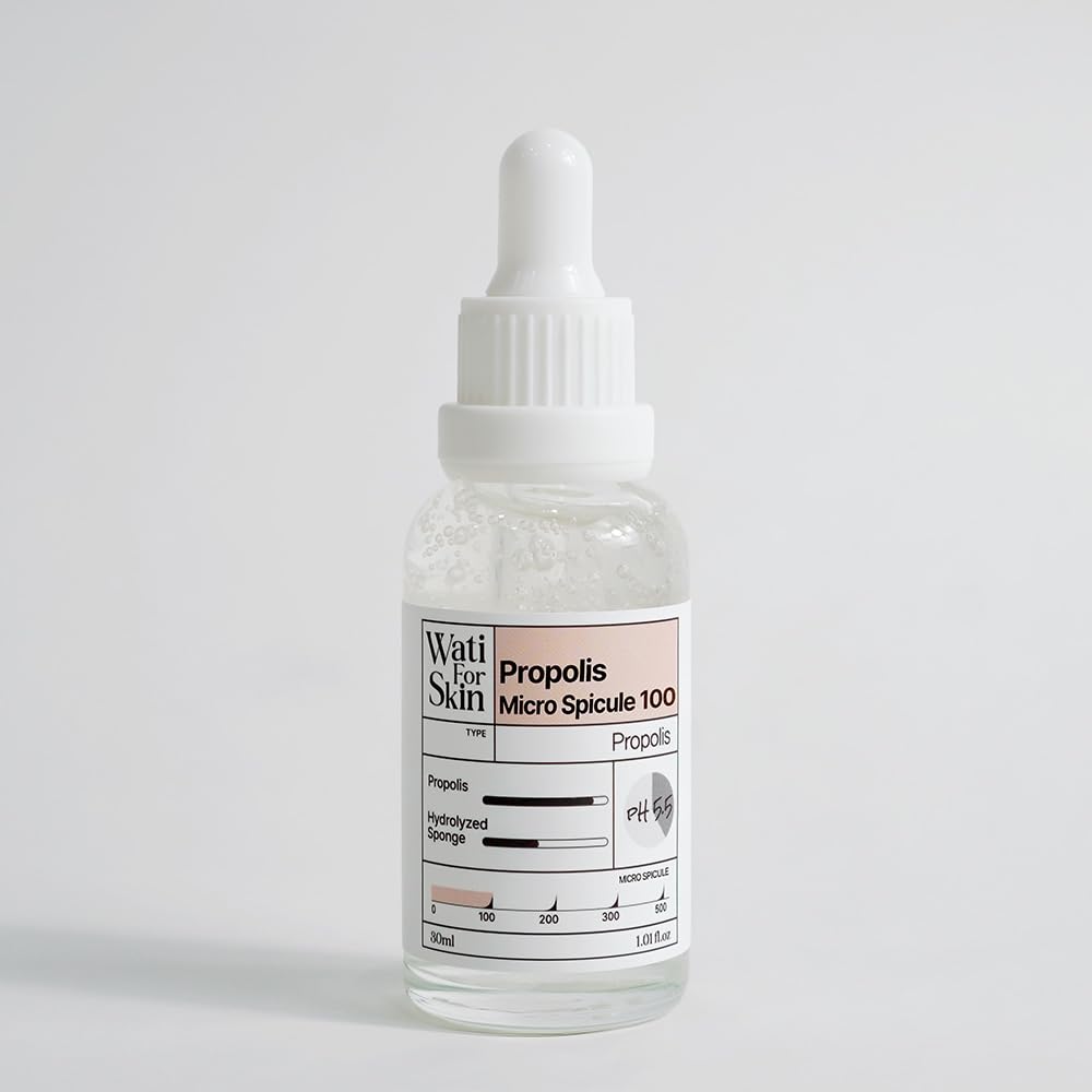 WATI FOR SKIN Propolis Essence Microshot 100 - Deep Hydration & Soothing Care, Fast Absorbing Propolis Serum, Nutrient-Rich Essence for Skin Barrier, 30ml