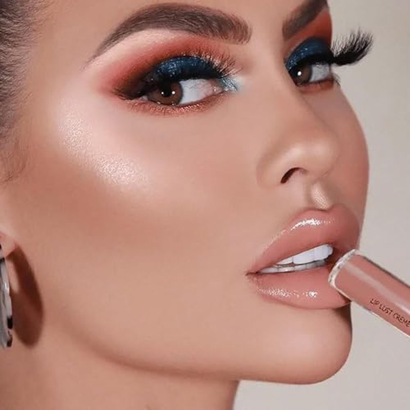 12 Color Cream Lip Gloss, 2025 New Long-Lasting Moisturizing Velvet Lip Lipstick, Waterproof, Non-Fading, Hydrating Lip Tint Natural Jelly Lipstick for Cristmas Party (12#, 1.3 Fl Oz)