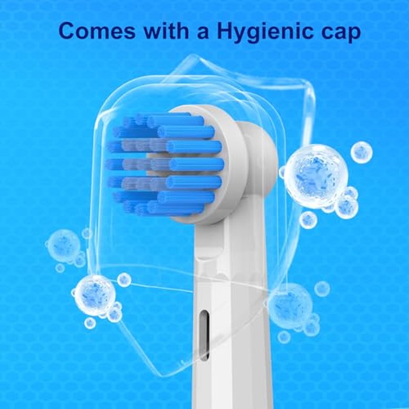 Replacement Heads Compatible with Oral B Braun Toothbrush, 10 Pcs Professional Toothbrush Heads for Oral B Replacement Heads, Brush Heads Refills for Oral B Pro 1000/1500/7500/3000/7000/8000/500 etc
