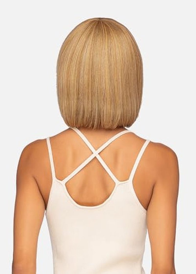 Amore Mio Hair Collection's AW-TWINKLE, Straight Bang Style EVERYDAY WIG, Color 44, Charcoal Gray