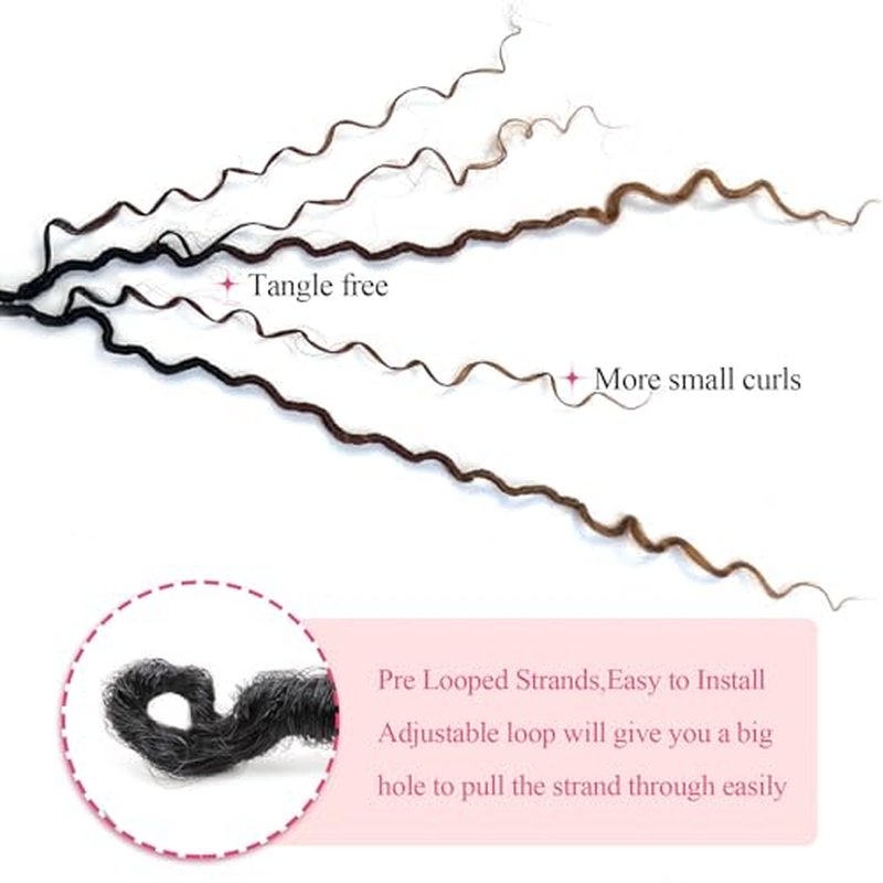 Goddess Locs Crochet Hair For Black Women 14 Inch 8 Packs Faux Locs Crochet Hair Crochet Locs Crochet Hair Pre Looped Crochet Locs River Locs With Curly Ends (1B/30/27#)
