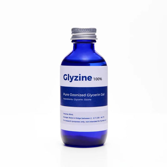 Glyzine Ozonized Glycerin - Deep Moisturizing Humectant for Face & Body | 2 oz | Anti-Aging & Acne Support