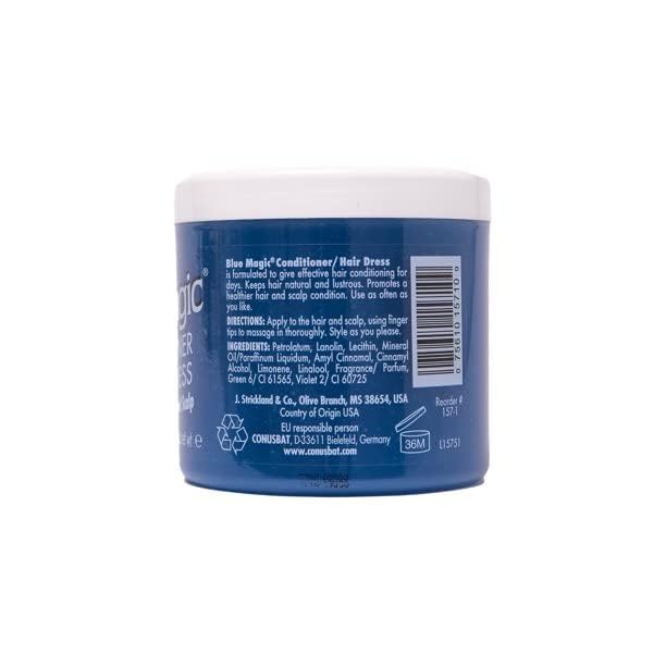 Blue Magic Coconut Hair Conditioner, Blue, 12 ounce (Pack of 6)