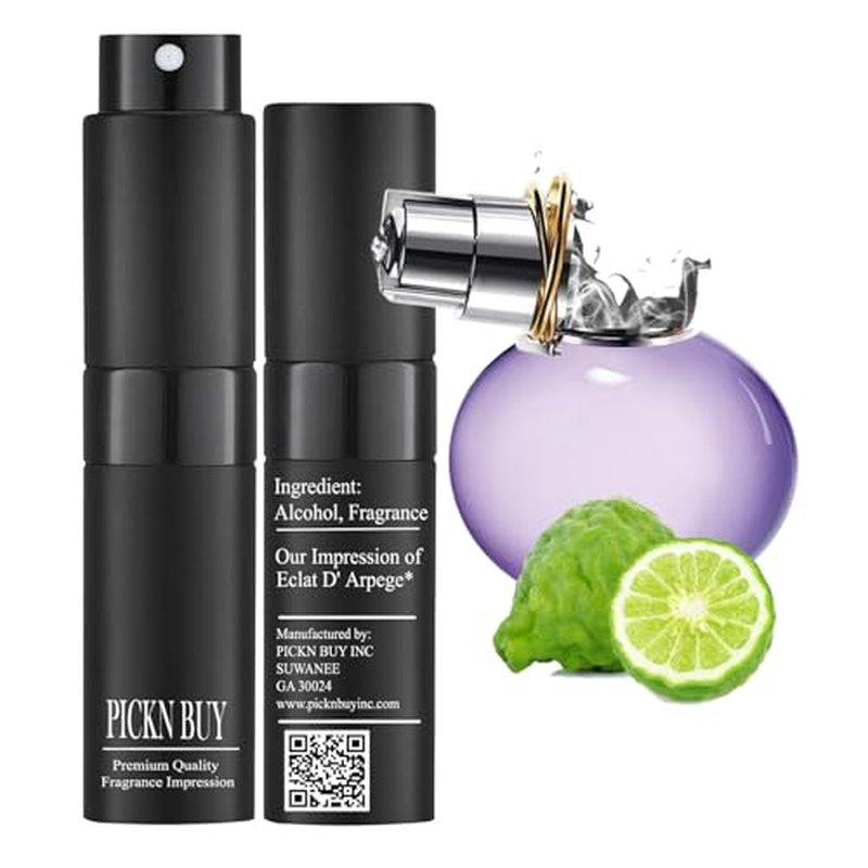 PICKN BUY Luxury Perfume for Women 0.34 Fl oz, Scent Compatible to Eclat D Arpege Perfume, Made in USA, Long-Lasting Spray Comes in Refilable Bottle