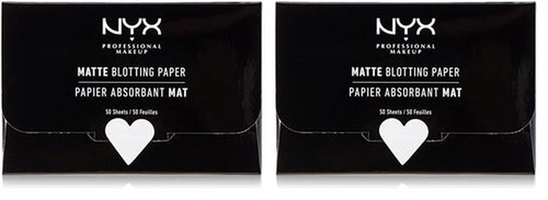NYX PROFESSIONAL MAKEUP Matte Blotting Paper (Pack of 2)