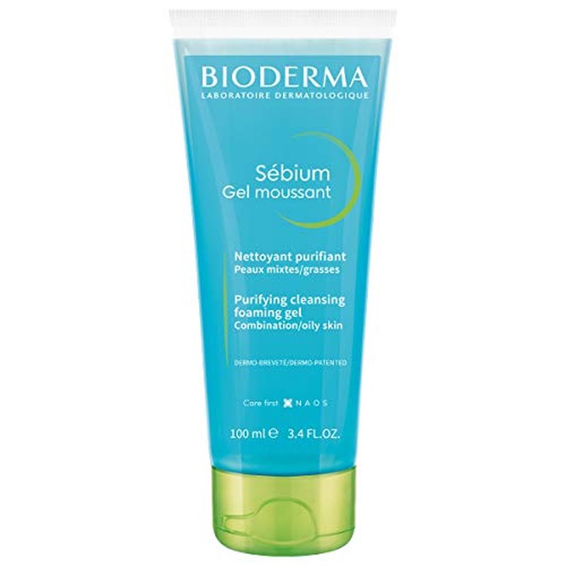 Bioderma - Sébium - Foaming Gel Tube - Cleansing and Make-Up Removing - Skin Purifying - for Combination to Oily Skin - 3.33 fl.oz.