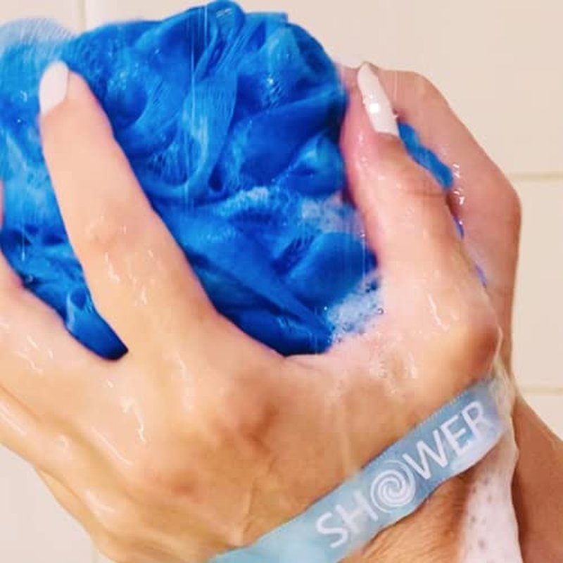 SHOWER BOUQUET Loofah Bath-Sponge Swirl-Deep-Set-XL-75g Extra Large 4 Pack, Soft Mesh Net Luffa Loofa Loufa Puff - Exfoliating Body Scrubber for Women and Men: Soothing Face & Body Exfoliator