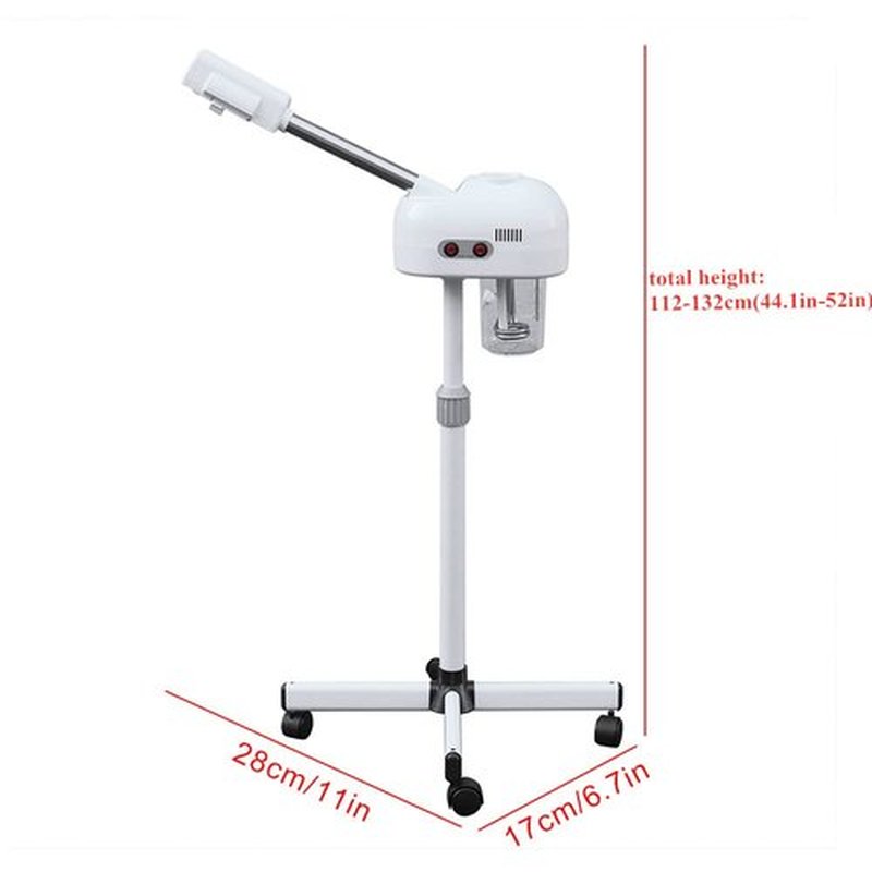 Facial Steamers, Hot Ozone Face Steamer on Wheels for Facial, Professional Skin Care Equipment, Esthetician Steamer for Salon Beauty and Spa, Mist Face Steamer for Skin Care (2)