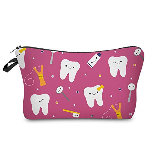 MRSP Cosmetic Bag Makeup bags for women,Small makeup pouch Travel bags for toiletries waterproof (Stitch 02)