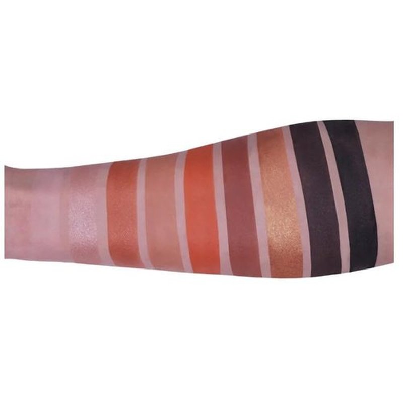 Klara Cosmetics Pro Eyeshadow Palette No 1 Bold Vibrant Long Lasting 100% Colour Pigment Earthy Peach Coral Nude