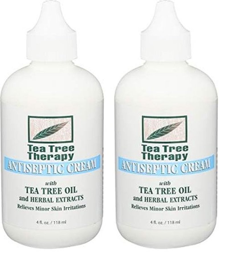 Tea Tree Therapy Antiseptic Cream, 4 Ounce (Pack of 2)