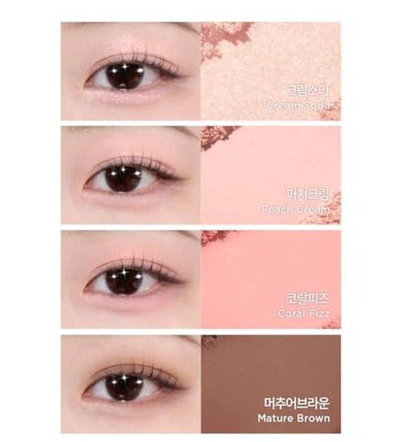 Lilybyred Mood It Palette (2024 Renewal) - 4-Shade Eyeshadow Palette (01_Fresh it)