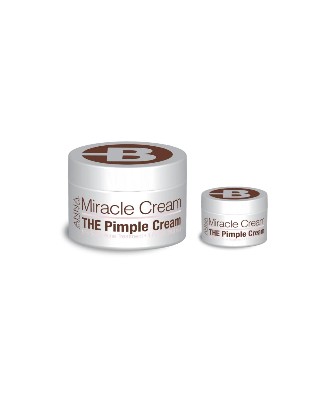 Anna Guanche MD Miracle Cream - Acne Treatment that Quickly Reduces Pimples & Redness .5mL