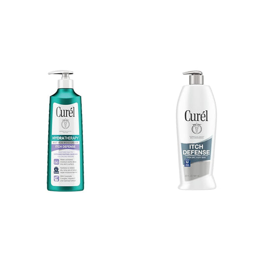 Curel Hydra Therapy Itch Defense Moisturizer - 12oz Wet Skin Lotion for Dry, Itchy Skin