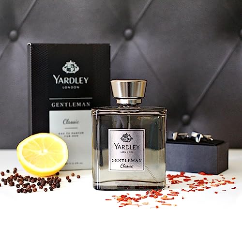 Yardley of London Gentleman Eau de Toilette Spray, Classic, 3.4 Ounce