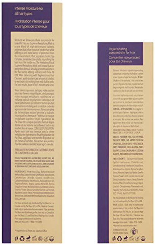 Pai-Shau Biphasic Infusion and Supreme Revitalizing Conditioner, 250ml, Unisex
