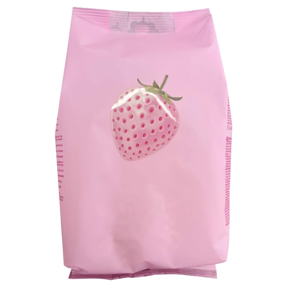 Waxness White Strawberry Thermochromic Hard Wax Beads 2.2 lb (1 kg), Rosin-Free, Low Temperature, For Sensitive Skin – Made in Italy