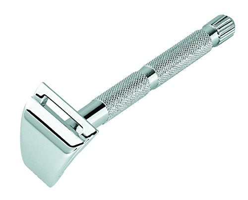 Merkur Chrome Moustache & Eyebrow Razor - Precision Grooming Tool