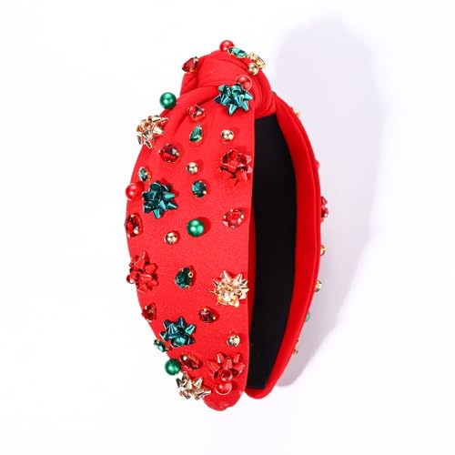 CEALXHENY Mexican Headband for Women, 2PCS Cinco De Mayo Headbands with Chili Pepper Charms, Fiesta Headband Accessories, Knotted Headband, Festive Headband, Party Gifts