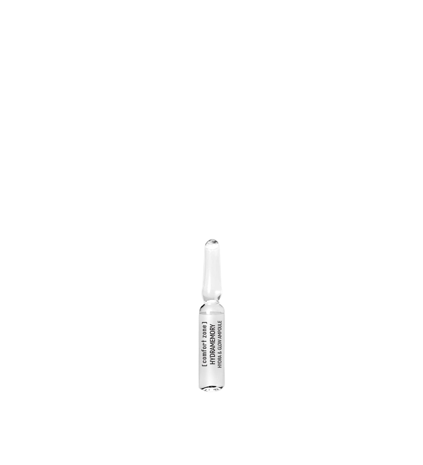 [ comfort zone ] Hydramemory Hydra & Glow Ampoules, Illuminating Hydrating Concentrate, Softens, Smooths, Intensive Treatment, Vegan, Made in Italy, Niacinamide, Polyglutamic Acid, 7 x 0.06 Fl Oz