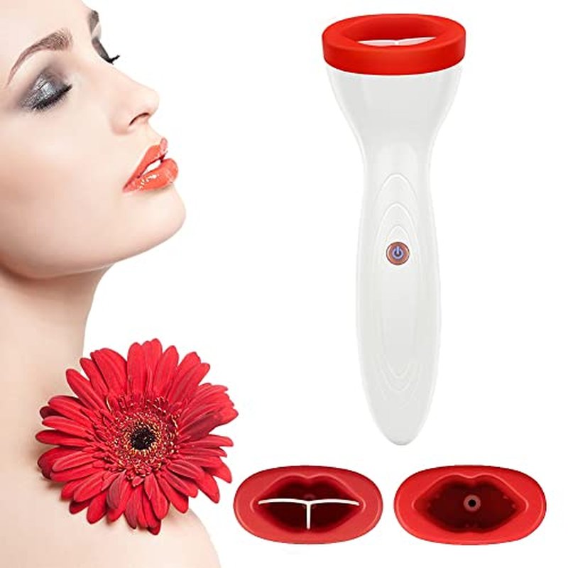 GVXOX Lip Plumper Device,2023 New Lip Sucker Plumper Tool Women's Electric Lip Plumper, Lip Plumper USB Rechargeable (Color : 1pcs)