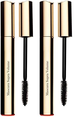 Clarins Supra Volume Mascara | Award-Winning | Volumizing and Lengthening | Double Volume Effect | Visibly Thickens and Smoothes Lashes | Clump-Free and Smudge-Proof | Long-Wearing | 0.2 Ounces