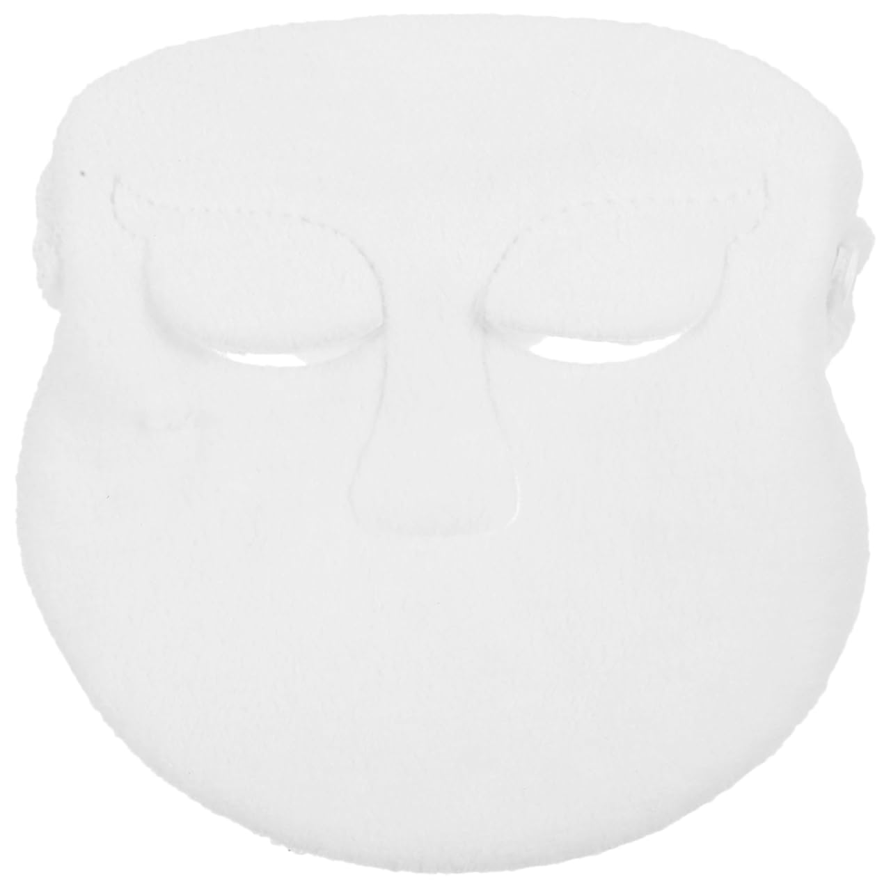 SAFIGLE Hot Cold Compress Face Towel Mask 9.05X9.05In Thickened Double-Layer Reusable Facial Steamer Towel with Secure Fit Rope for Skin Care Steam Therapy