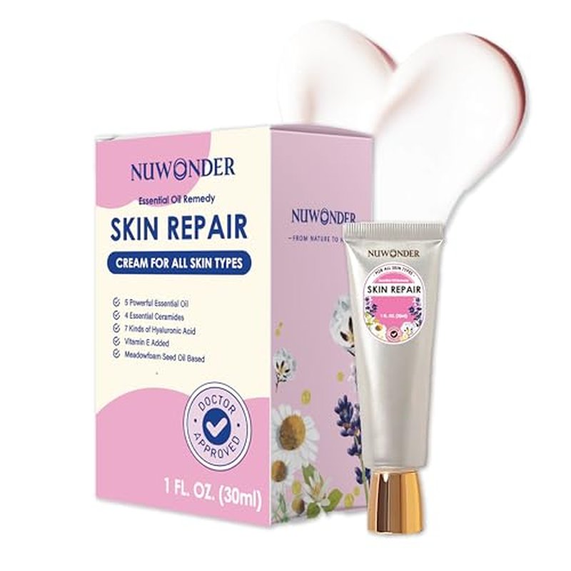 Natural SKIN REPAIR. Clinically tested Aromatherapy. Powerful Essential Oil. Eczema, Dermatitis, Diaper rash, and Sensitive skin. For all skin types. Hypoallergenic, Vegan, Paraben Free. 30ML TUBE