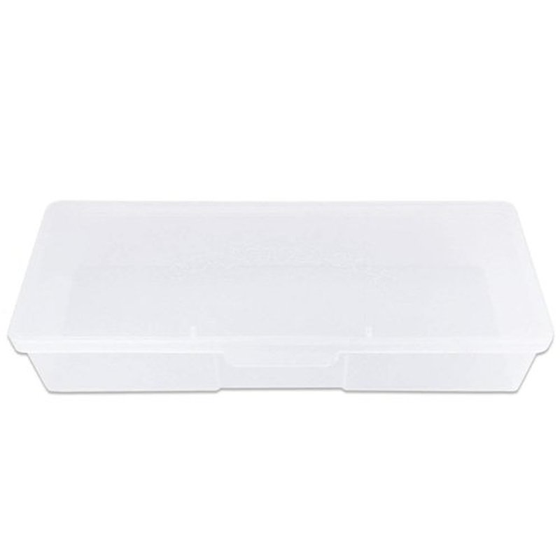 Beauticom Personal Box Storage Case for Professional Manicurist Nails Pedicure (Large Size) (4 Pieces, FROSTED)