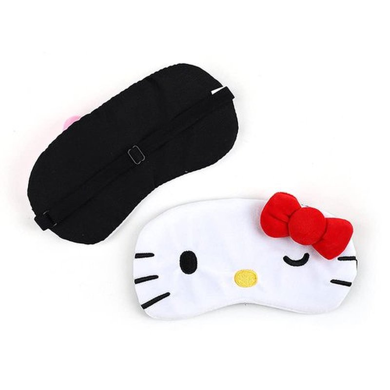 Hello Kitty Cute Eye Mask Sleeping Mask w/Adjustable Strap (Red)