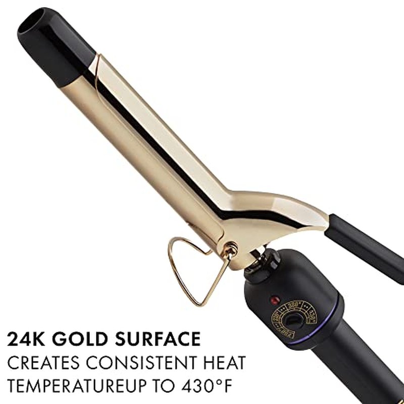 Hot Tools 3/4" Curling Iron for Beginners | Long-Lasting Results, Defined Curls and Easy to Use with Temperature Control for All Hair Types up to 430℉