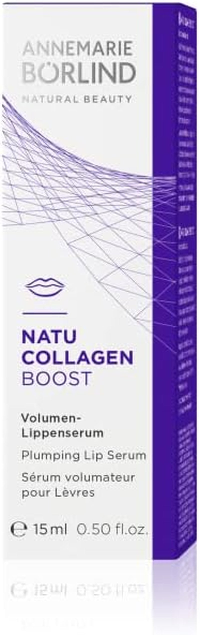 ANNEMARIE BÖRLIND Collagen Boost Lip Serum - Plumping & Rejuvenating Botanical Formula | Vegan, 0.50 Fl. Oz.