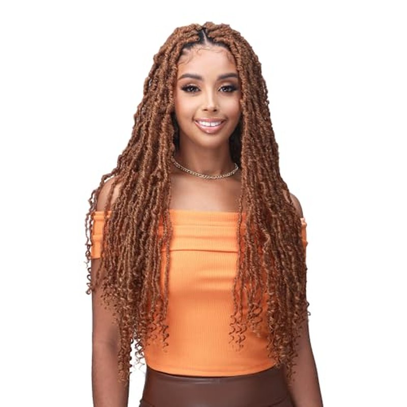 BOBBI BOSS Crochet Braids Nu Locs 2X Split Boho 24" (1B)