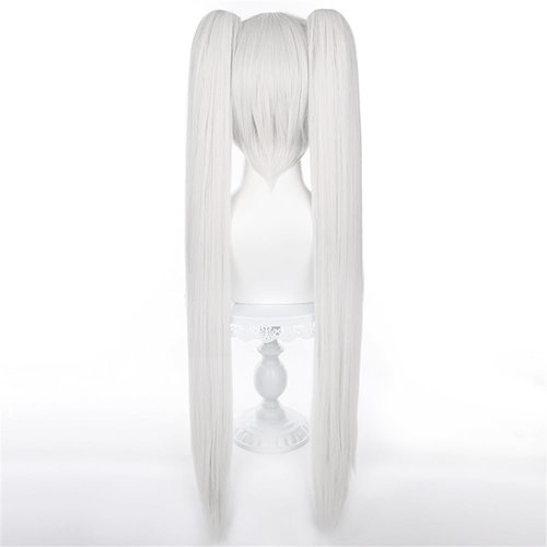 Mystylecos Frieren at the Funeral Frieren wig Cosplay Heat Resistant Synthetic Halloween Theme Party Cosplay Wigs with Free Wig Caps