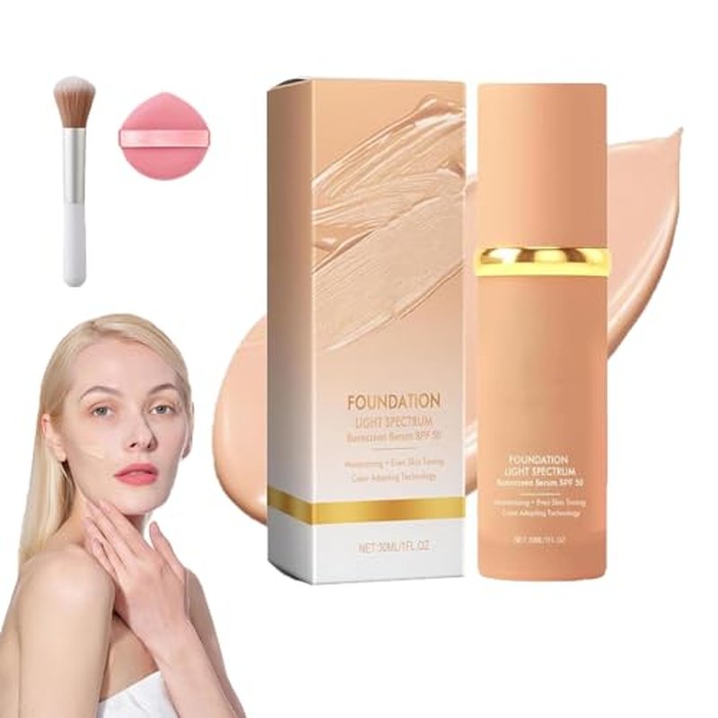 Rise Luxus Foundation, Rise Luxus Ultrablend 4 In 1 Foundation, Match Cosmetics Foundation, Nuvoria Base, Cabindealer 4 In 1 Foundation,4 In 1 Foundation Liquid With SPF 50 for All Skin (1pc, 1)