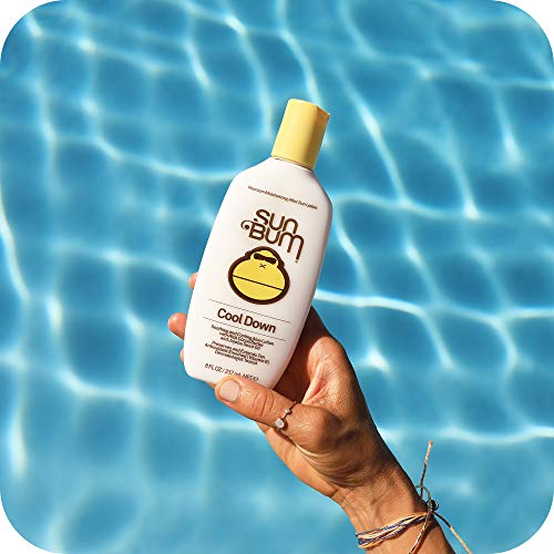 Sun Bum Cool Down Aloe Vera Gel | Vegan After Sun Care with Cocoa Butter to Soothe and Hydrate Sunburn Pain Relief | 8 oz