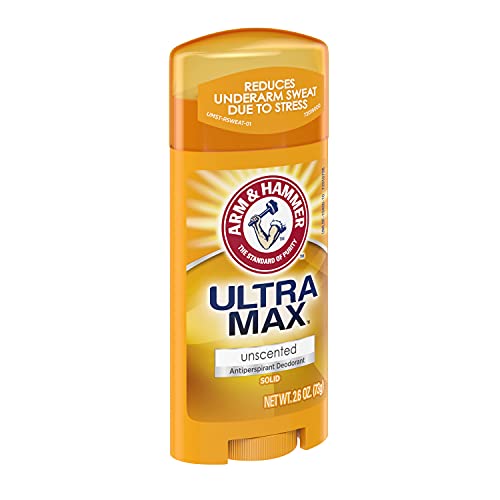 ARM & HAMMER ULTRAMAX Anti-Perspirant Deodorant Solid Unscented 2.60 oz (Pack of 2)