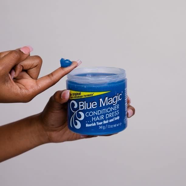 Blue Magic Coconut Hair Conditioner, Blue, 12 ounce (Pack of 6)