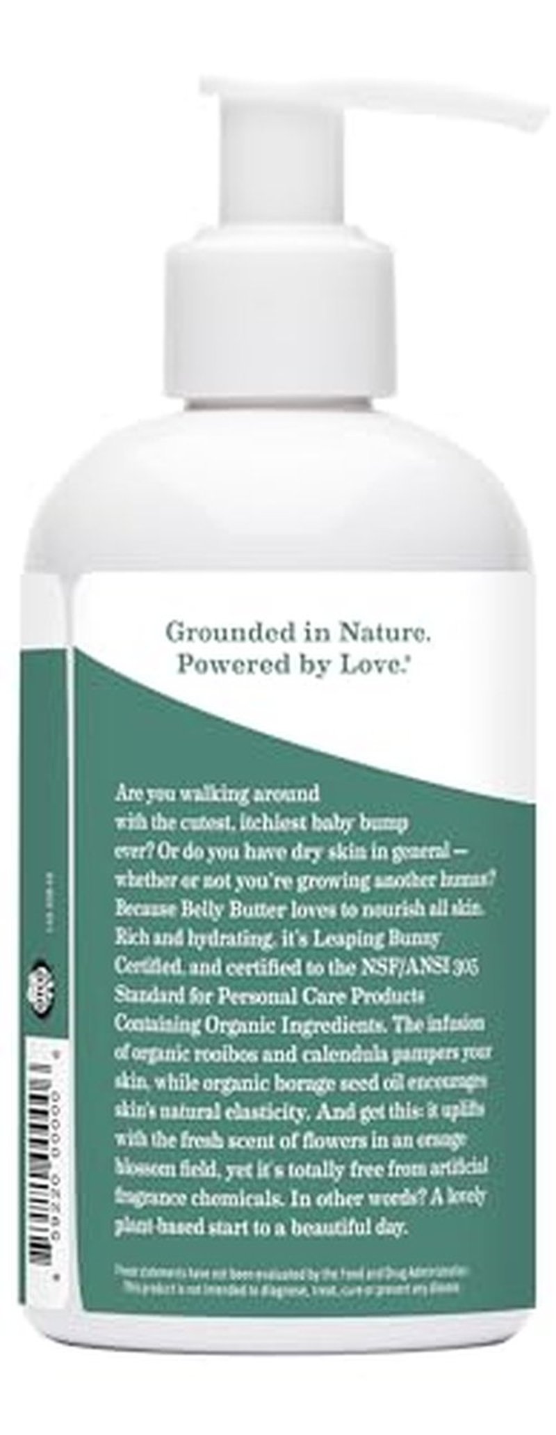 Earth Mama Belly Butter, Maternity Moisturizer for Dry Skin | Lotion for Pregnancy and Postpartum Recovery Self Care, Body Cream with Aloe, Fragrance Free, 8-Fluid Ounce