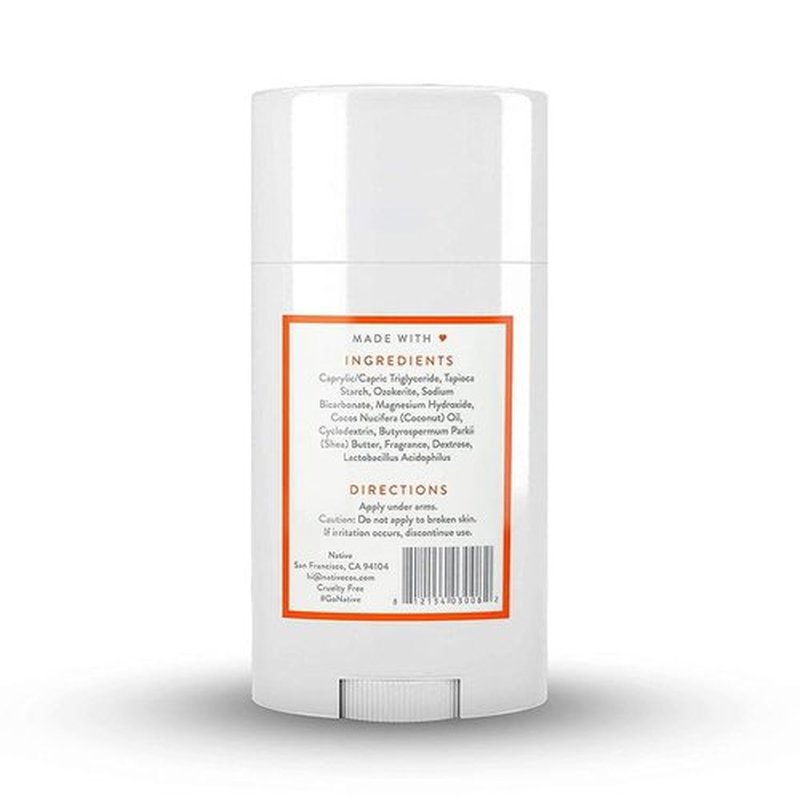 Native Deodorant | Natural Deodorant for Men, Aluminum Free with Baking Soda, Probiotics, Coconut Oil and Shea Butter | Citrus & Herbal Musk