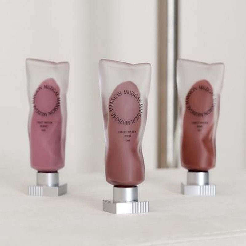 MUZIGAE MANSION Objet Water Lip Stain Matte Lipstick – (Watery to Blurry Tint), Long-Lasting, Hydrating, Waterproof Wear – K-Beauty Liquid Lipstick for Women, Bold Red Tinted Gloss (003 POSH)
