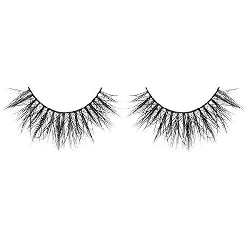Lilly Lashes Goddess in Lite Mink Lashes | Natural Looking Lashes | Wispy Lashes Mink | Fluffy Lashes | Strip Lashes | Bold Full Body False Eyelashes | Round Shape 15mm length Reusable Up to 15 Wears