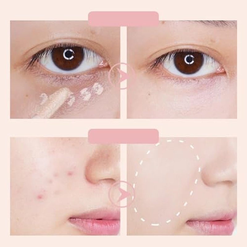 Diaoni Concealer, Diaoni Coverage Concealer, Diaoni Liquid Concealer, Full Coverage Concealer, Foundation Concealer Cream Hydrating Waterproof and Light Long Lasting (01)