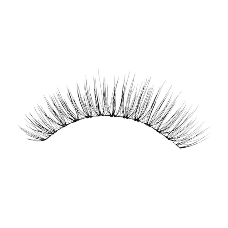 KISS Looks So Natural, False Eyelashes, 'Shy', 12 mm, Includes 5 Pairs Of Lashes, Contact Lens Friendly, Easy to Apply, Reusable Strip Lashes, Glue On