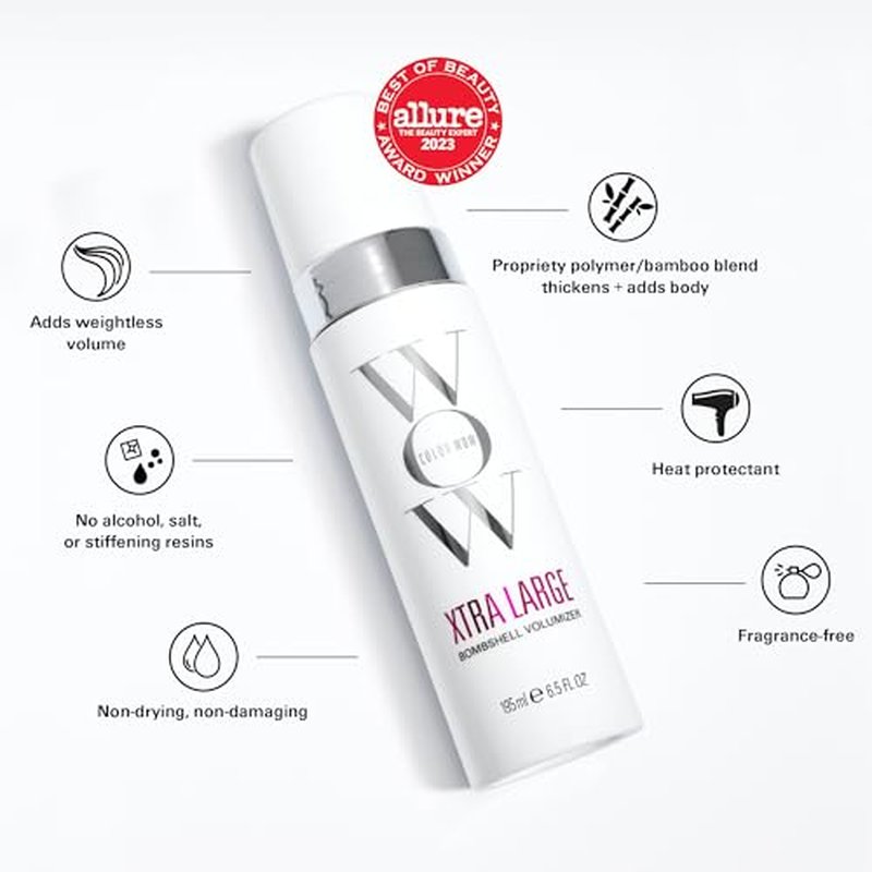 COLOR WOW Xtra Large Bombshell Volumizer, 6.5 fl oz – New Alcohol-Free Technology for Lasting Volume and Thickness