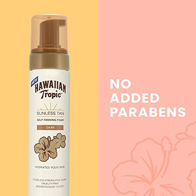 Hawaiian Tropic Sunless Tan 1 Hr. Express Self-Tanning Foam, 7oz | Express Tan, 1 Hour Self Tanner, Sunless Tanner, Sunless Tanning Foam, 7oz